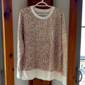 Animal print sweater